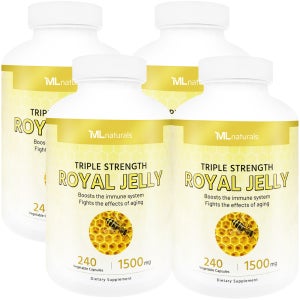 마이라이프내추럴스 로얄젤리 로열제리 1500mg 알약 240캡슐, 4개