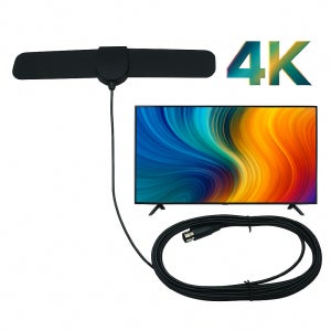 4K UHD TV 안테나 지상파 실내 실외용 디지털 티브이 공중파 수신기