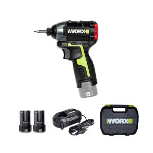웍스 충전 임팩드라이버 전동 드릴 12V 2.0Ah 배터리 2개 BL WU132