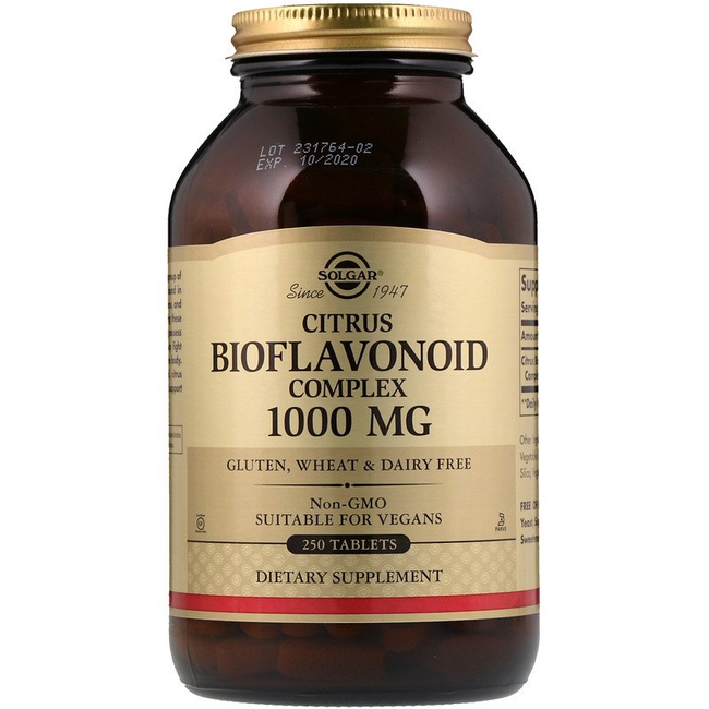 솔가 <b>시트러스 바이오플라보노이드 컴플렉스 1000mg</b> 250정