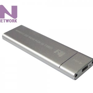 USB 3.1TYPE C NVMe M.2 SSD 외장케이스 실버 SSDM2A