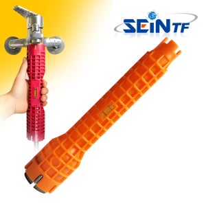 세인티에프 싱크대 렌치 싱글 세면대 수도관 수전 배관 수리 교체 공구 만능 파이프 렌치