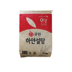 큐원 하얀설탕 15kg /백설탕