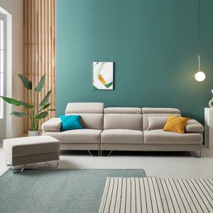 서광퍼니처 3인용아쿠아텍스 이지클린 사하라 패브릭 소파