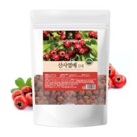 국산 산사 산사자 열매 300g 건재 차 나무 잎 아가위 산사차 꽃사과 산사자차 효능