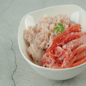 붉은대게살 홍게살 3단 혼합살