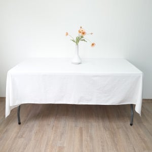 광목 테이블보 2인용 S 150X90 백아이보리 식탁보 잔치용 행사용