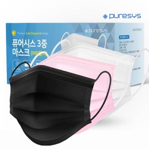 국내생산 일회용 3중 MB필터 덴탈마스크 50매 대형,소형