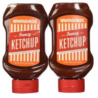 와타버거 팬시 토마토 미국 케찹 20oz(567g) 2팩 Whataburger Fancy Ketchup