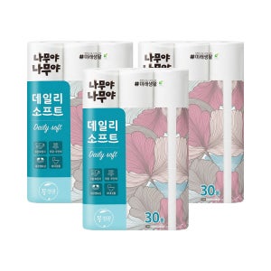 케이에이치커머스 나무야나무야 데일리 소프트 27m 3겹 30롤x3팩