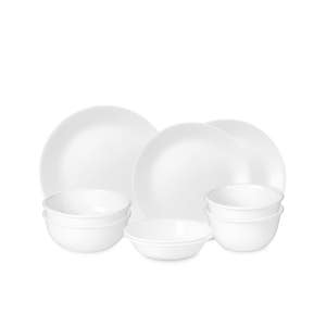 코렐 저스트화이트 한국형 2인 9P 원형 홈세트 / 그릇세트 집들이선물 예쁜접시 신혼 2인식기 혼수