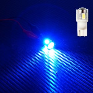 [T10타입]12V-24V 하이파워 블루LED 6발/번데기타입/도어등LED/실내등LED/번호판등LED/풋등LED