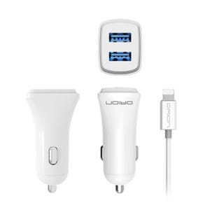 아이폰 차량용 충전기 8핀 USB 분리형 2포트 차량용 충전기 3.4A