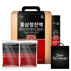 100포 6년근 홍삼정 진액 에브리데이 365 홍삼 스틱 선물세트 순수식품