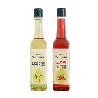 더클래식 국산 고추기름 파기름 2종세트 고추씨 대파 기름 500ml