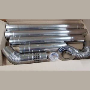 100파이 연도 석유 돈풍기 펠렛 난로 연통 세트