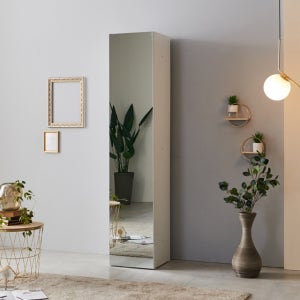 모노 월플렉스 시스템 400 전신거울수납장 틈새 수납 서랍장 전신거울 화장대