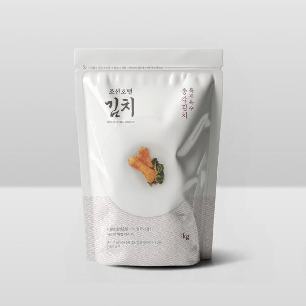 조선호텔 김치 특제육수 총각김치 1kg