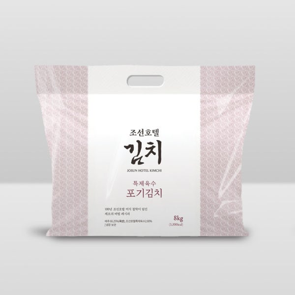 조선호텔 김치 특제육수 포기김치 8kg
