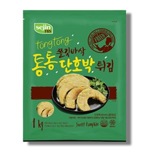 세진에프엔에스 쫄깃바삭 단호박 튀김 1kg/8개입 box