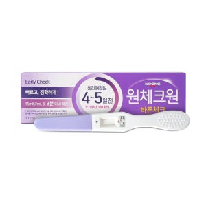 임신테스트기 원체크원 바른체크 조기임신진단테스트