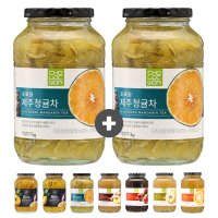 초록원 제주 청귤차 1KG X2개 (2KG) 대추 생강 유자 모과 레몬 패션후르츠