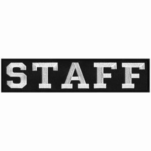 와펜 H401 - STAFF 대형마크 패치 와펜