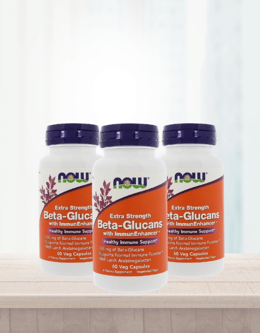 (3) 나우푸드 베타글루칸 엑스트라 스트렝스 250mg 60캡슐 x 3개