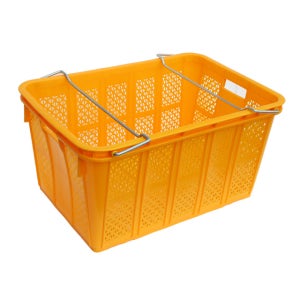 51.슈퍼운반상자(노랑) 바퀴-X 철고리-O 820x570x425mm