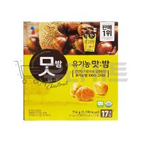 CJ 유기농 맛밤 42g x 17개 714g 어르신 아이 영양간식 안주 등산 코스트코