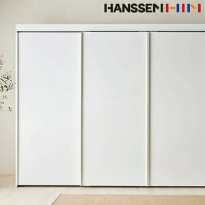 한샘붙박이장 매트화이트 슬라이딩 (2.5m-2.6m)