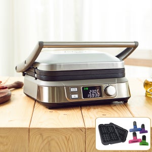 [CGR-10KR]+와플팬+자석클립4p / 쿠진아트 양면 그릴(디지털)