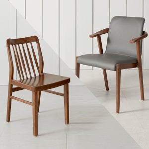 모던한 디자인 식탁의자 원목의자 2종