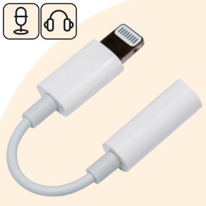 3.5mm 라이트닝 변환 고음질 커넥터 젠더 아이폰 입력 출력 마이크 오디오 지원 어댑터