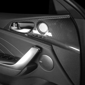 스팅어 마이스터 튜닝 도어프레임 상단 커버 카본 몰딩