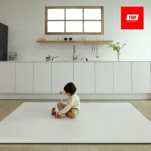 티지오매트 통통 놀이방매트 양면 PVC 층간소음 아기 유아 거실 크림 140x200x0.6