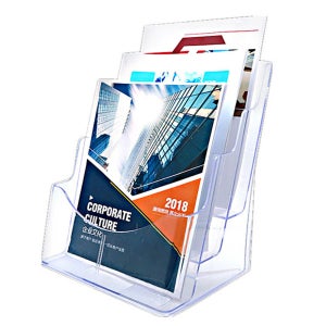 아크릴 팜플렛 홀더 잡지꽂이 A4 A6 4단카다로그 D854