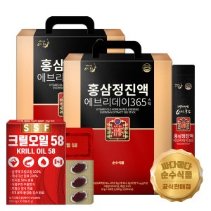 100포+100포 6년근 홍삼정 진액 에브리데이 365 홍삼 스틱 순수식품