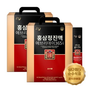 100포+100포 6년근 홍삼정 진액 에브리데이 365 홍삼 스틱 순수식품