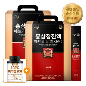 100포+100포 6년근 홍삼정 진액 에브리데이 365 홍삼 스틱 순수식품