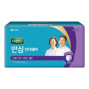 디펜드 안심플러스 언더웨어 소형 30매 10매X3팩 요실금 팬티기저귀