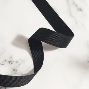 골직리본 15mm 블랙 ( 1마 ) 포장리본 DIY 재료