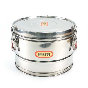 분리형 이중국통(유압식) 육수통 단체급식 학교 배달통 스텐보관용기 대형밥통 영업용배식국통