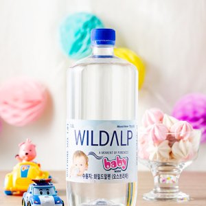 와일드알프 베이비워터 1L 6병 아기 분유생수 wildalp