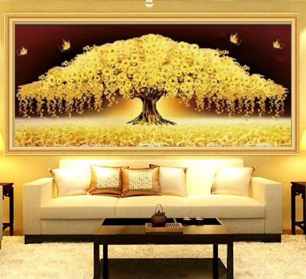 대형 보석십자수 AB비즈 구슬 큐빅 금전수 120x50cm