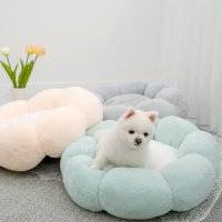 강아지 방석 고양이 마약 방석 애견 도넛 쿠션 침대 대형 꽃잎방석