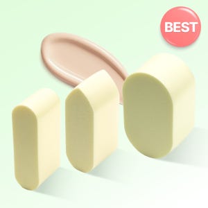 [누적판매 100만개] 더툴랩 해피림 메이크업 스펀지 4개입X2팩, 3팩
