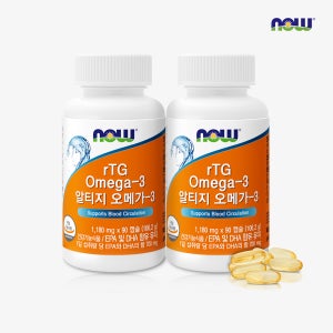 [슈퍼적립] 나우푸드 알티지 오메가3 90캡슐, 2개
