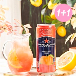 (1+1행사) 산펠레그리노 로사(블러드오렌지) 330ml 24캔 + 24캔