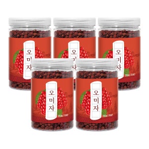 문경 오미자 건오미자 1250g 국내산 250g X 5통